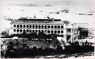 Government Civil Hospital at Sai Ying Pun in the 1893